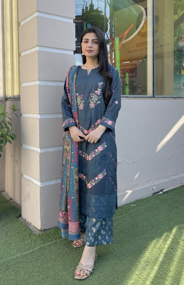 3 Piece Lawn Suit