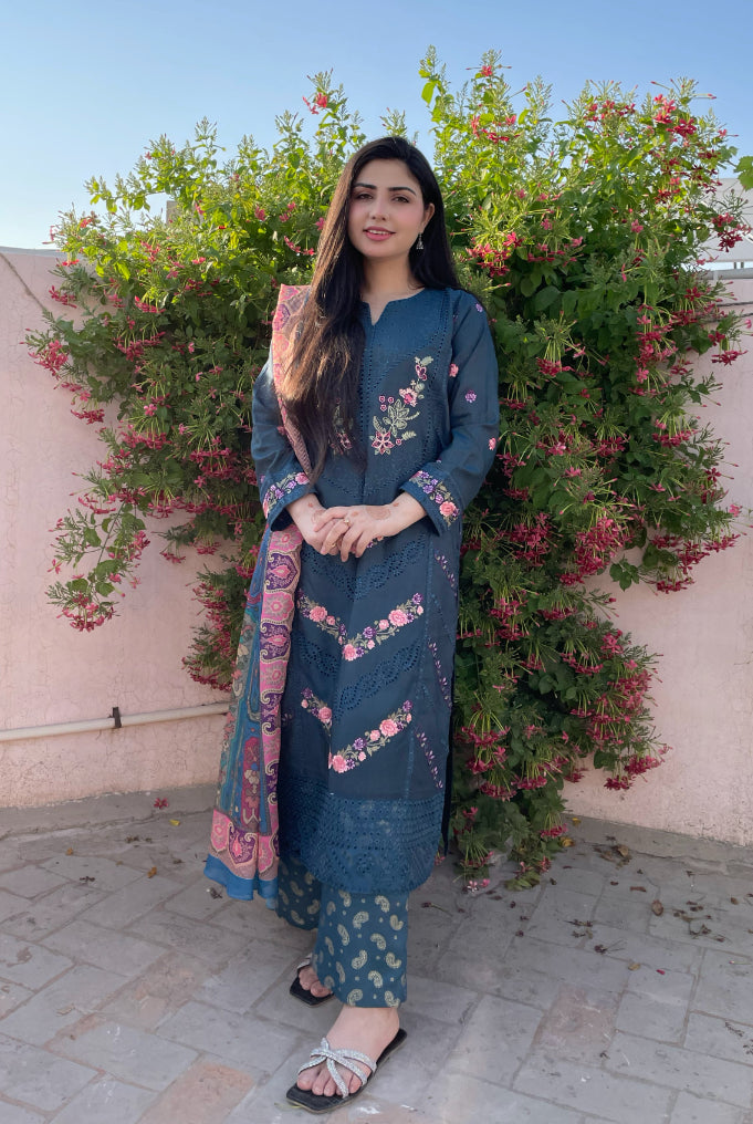 3 Piece Lawn Suit
